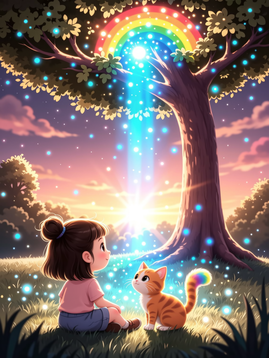 神秘的光芒