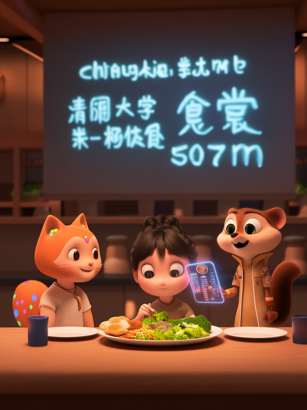 清华大学的食堂美食