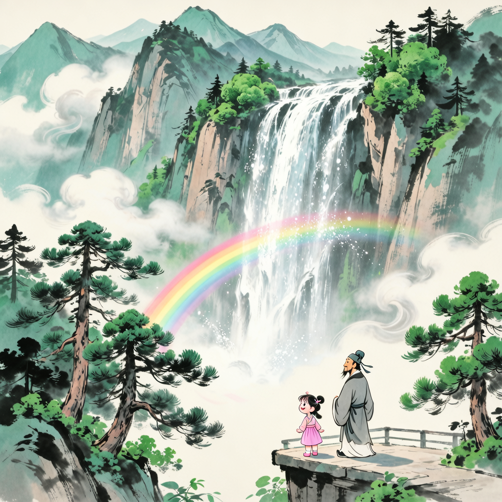 望庐山瀑布